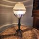 Lampe fer forgé art déco