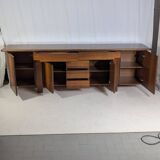 Walnut Sapporo Sideboard by Mario Marenco for Mobilgirgi, 1970s