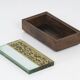 Erwin Burger wood box with crystal lid, Burger Kunstglas, 1950s