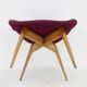 1970s Shell Beech Chair, Czechoslovakia