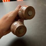 Norbert Pierlot ceramic owl salt and pepper set