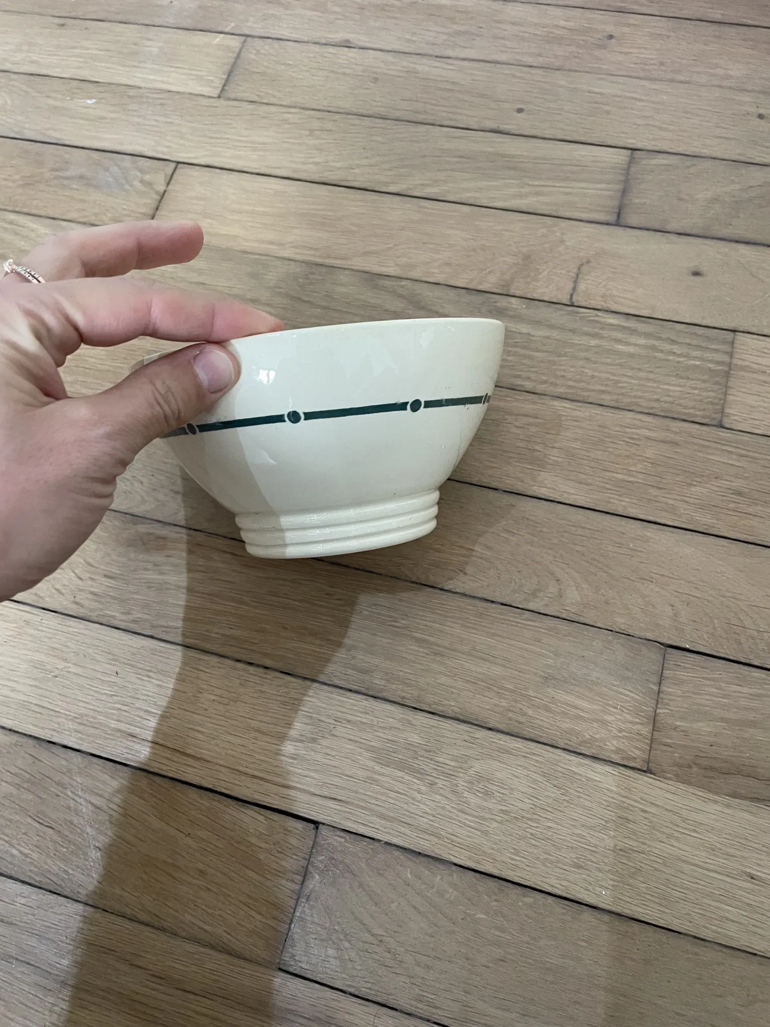 Vintage porcelain bowl 251007