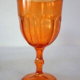 12 grands verres colorés vintage