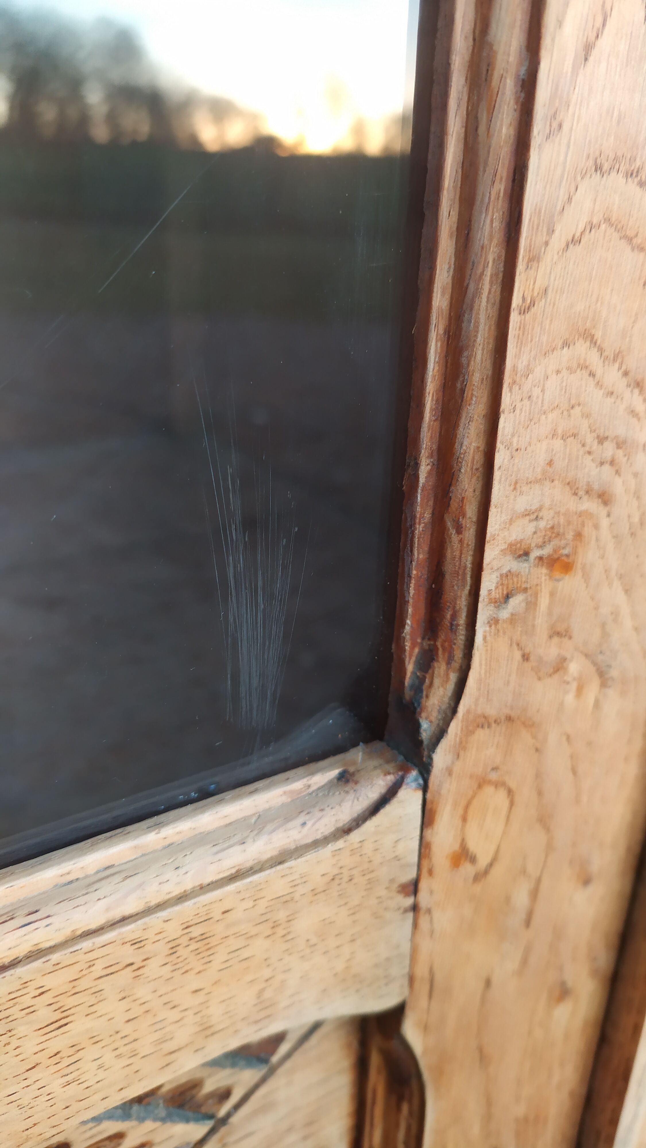 Parisian art deco wardrobe glazed