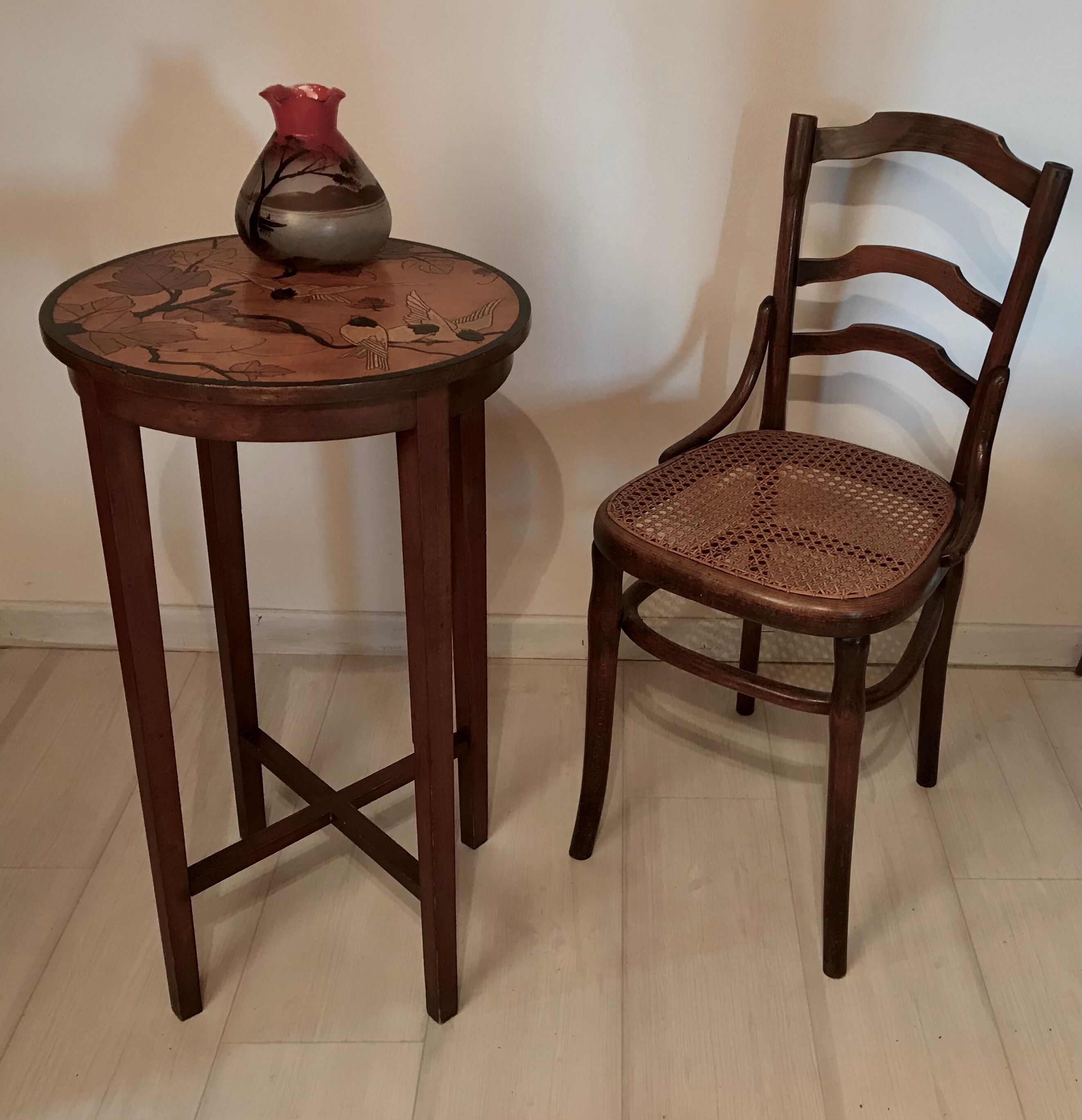 Healing Art Deco walnut