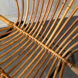 Rattan armchair 50s