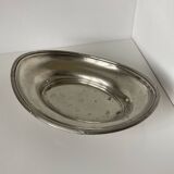 Oval silver-plated tray in the Louis XVI style by Mappin & Webb, London.