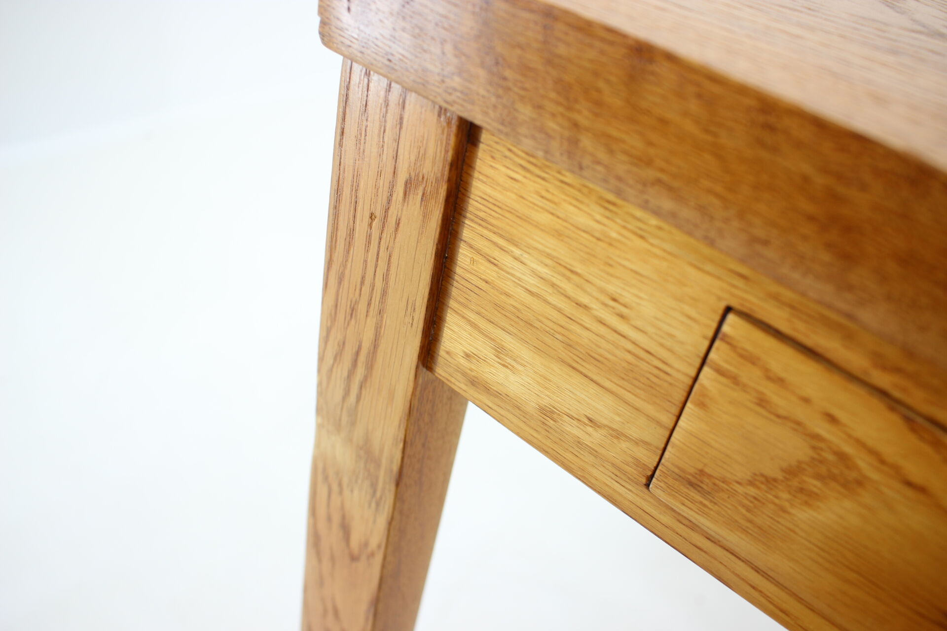 1960s oak danish minimalist writing desk