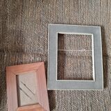 Galuchat frame + wood frame