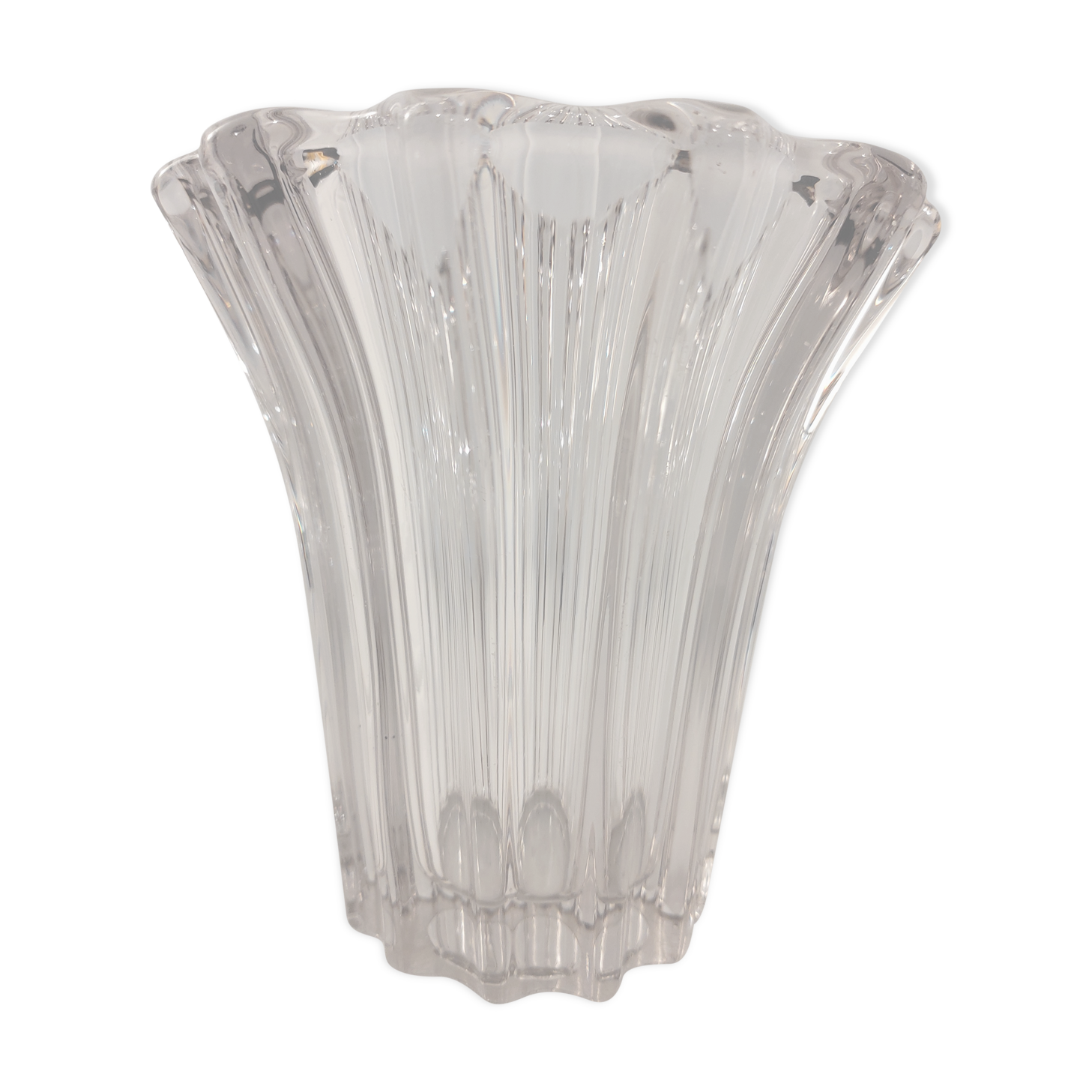 Art Deco crystal vase