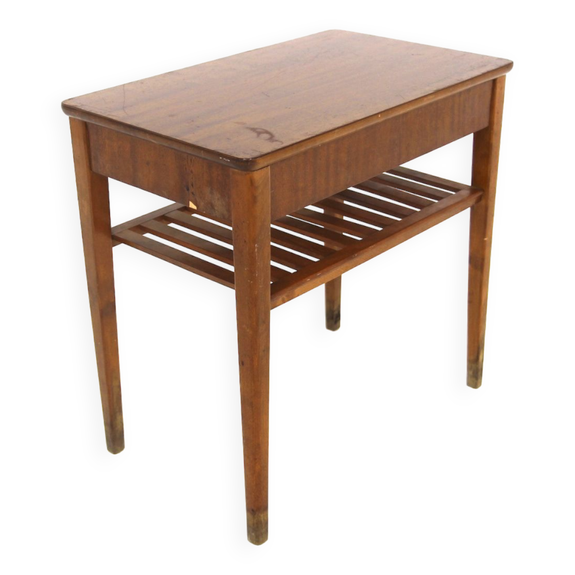 Table de chevet en acajou, Suède, 1950