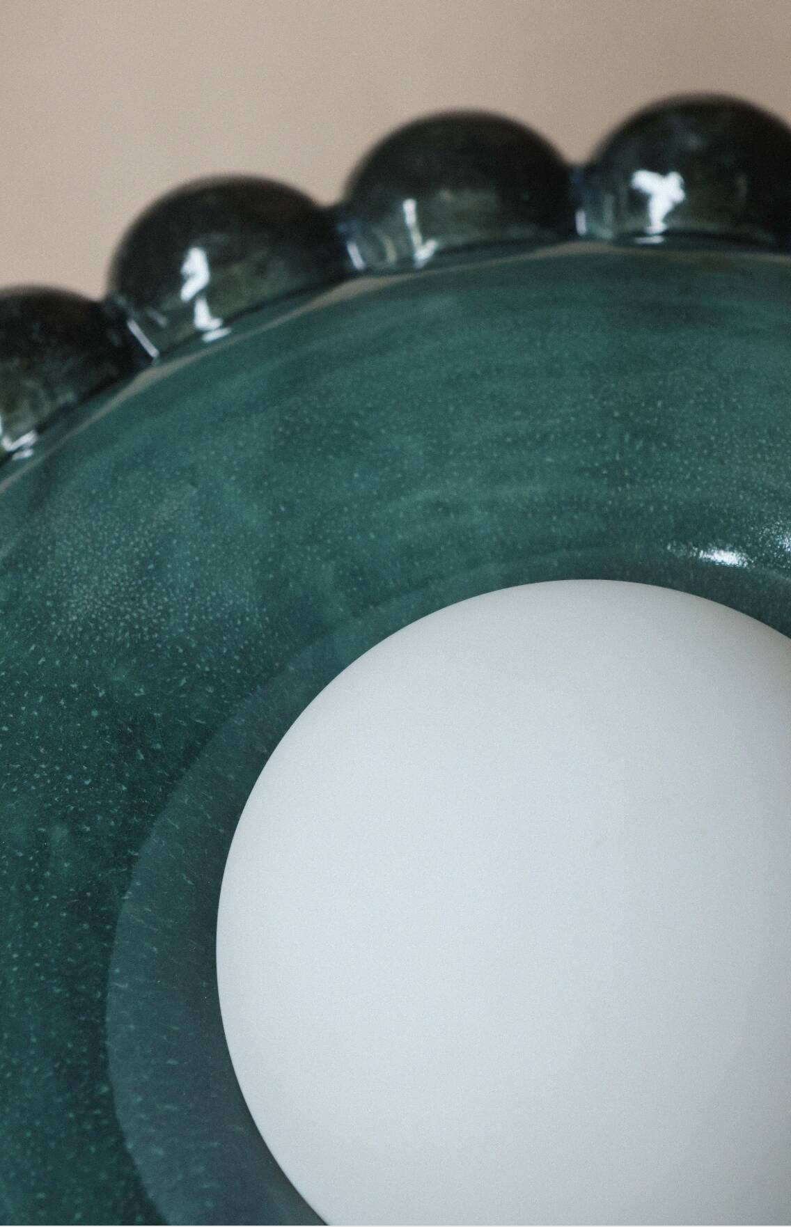 Luna Tall Blue Tena Wall Lamp