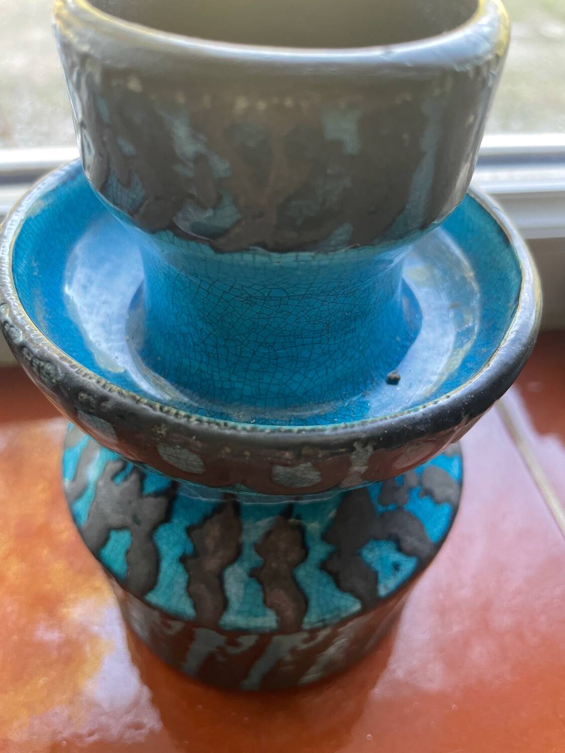 Bougeoir en céramique vintage