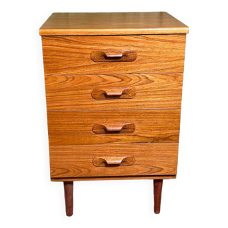 Mid century retro vintage teak chest of drawers by Austinsuite 1960