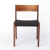 Vintage Poul Cadovius Chair “Pia” for Cado, Danish Teak Chair 1960s, Black