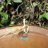 Moroccan tray in oriental pink copper