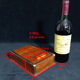 Art deco cigar box with sliding lid and brass finishes