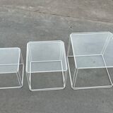 Pull out tables design Max Sauze, édited by Iscocèle