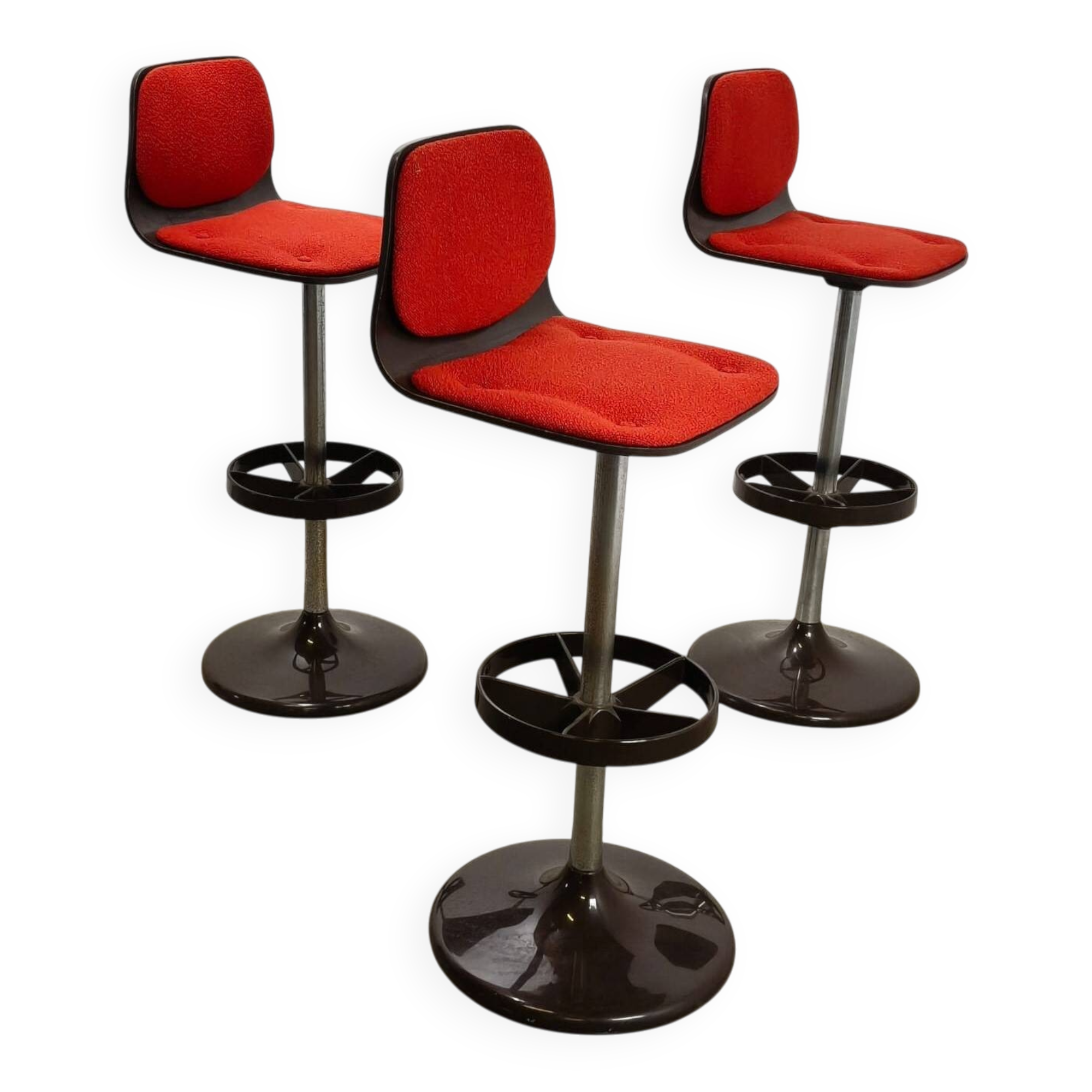 Space age stools Set of 3 - Retro Design