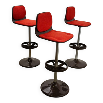 Space age stools Set of 3 - Retro Design
