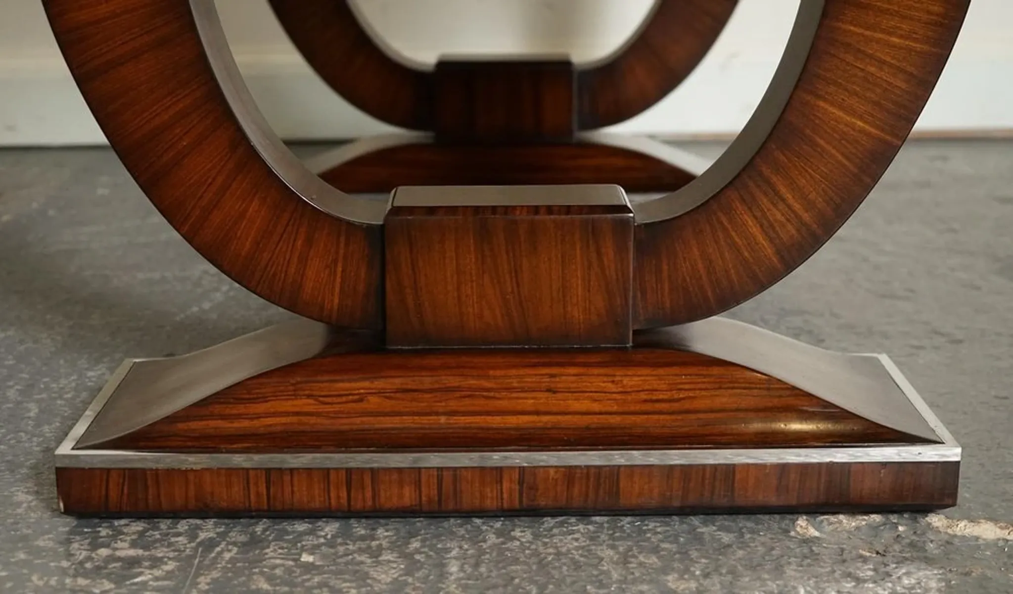 Double-Faced Drawer Desk Art Deco by Theodore Alexander