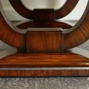 Double-Faced Drawer Desk Art Deco by Theodore Alexander