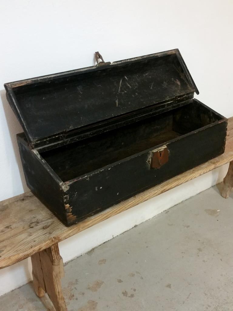 Old travel trunk