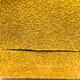 Vintage 60s armchair in cumin yellow terry fabric