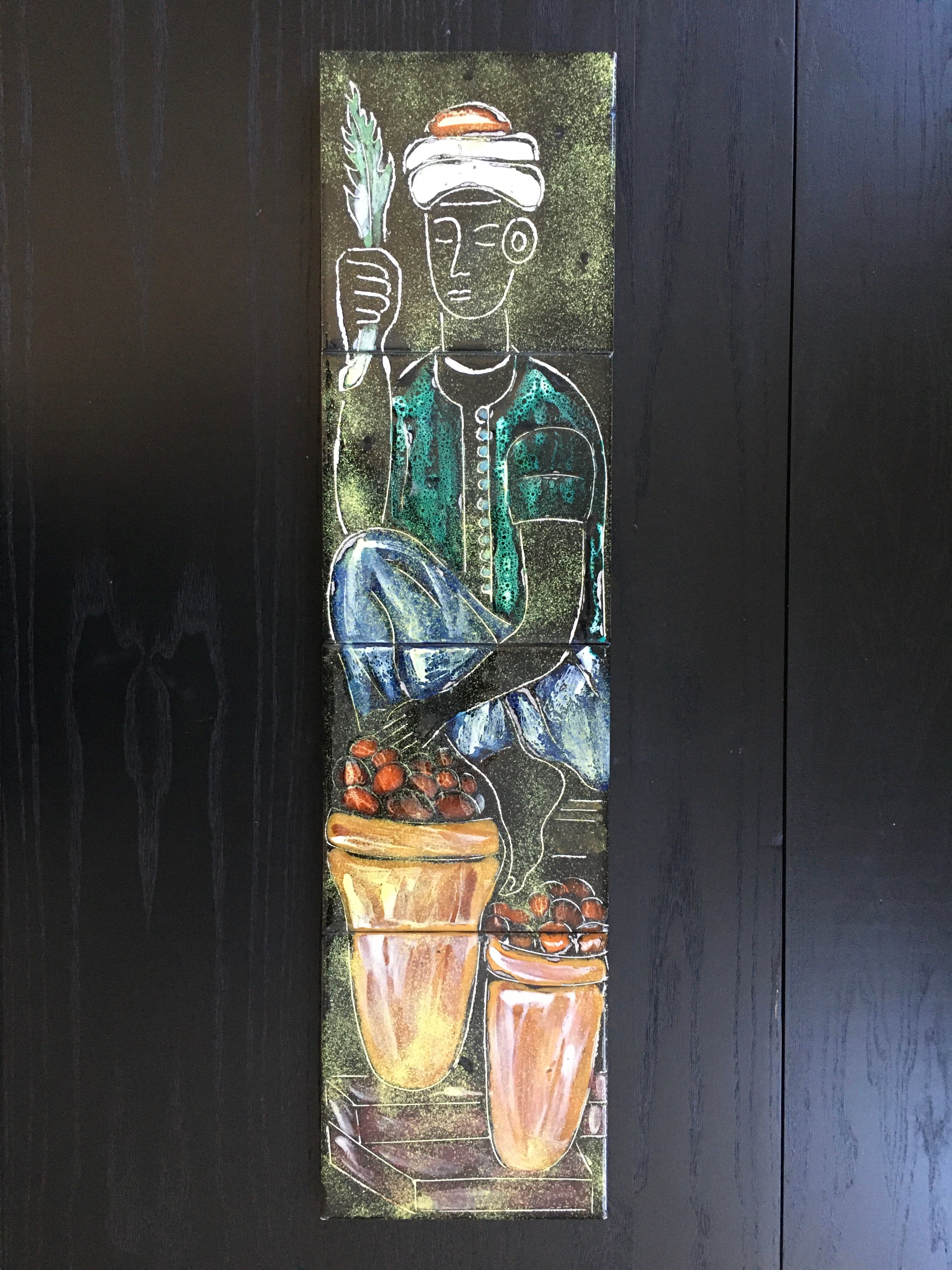 Ceramic decorative panel