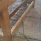 Carpenter's workbench in old solid oak - 2m50