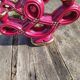 Lot of two old encemic candlesticks