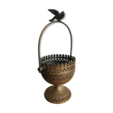 Silver metal pot cover