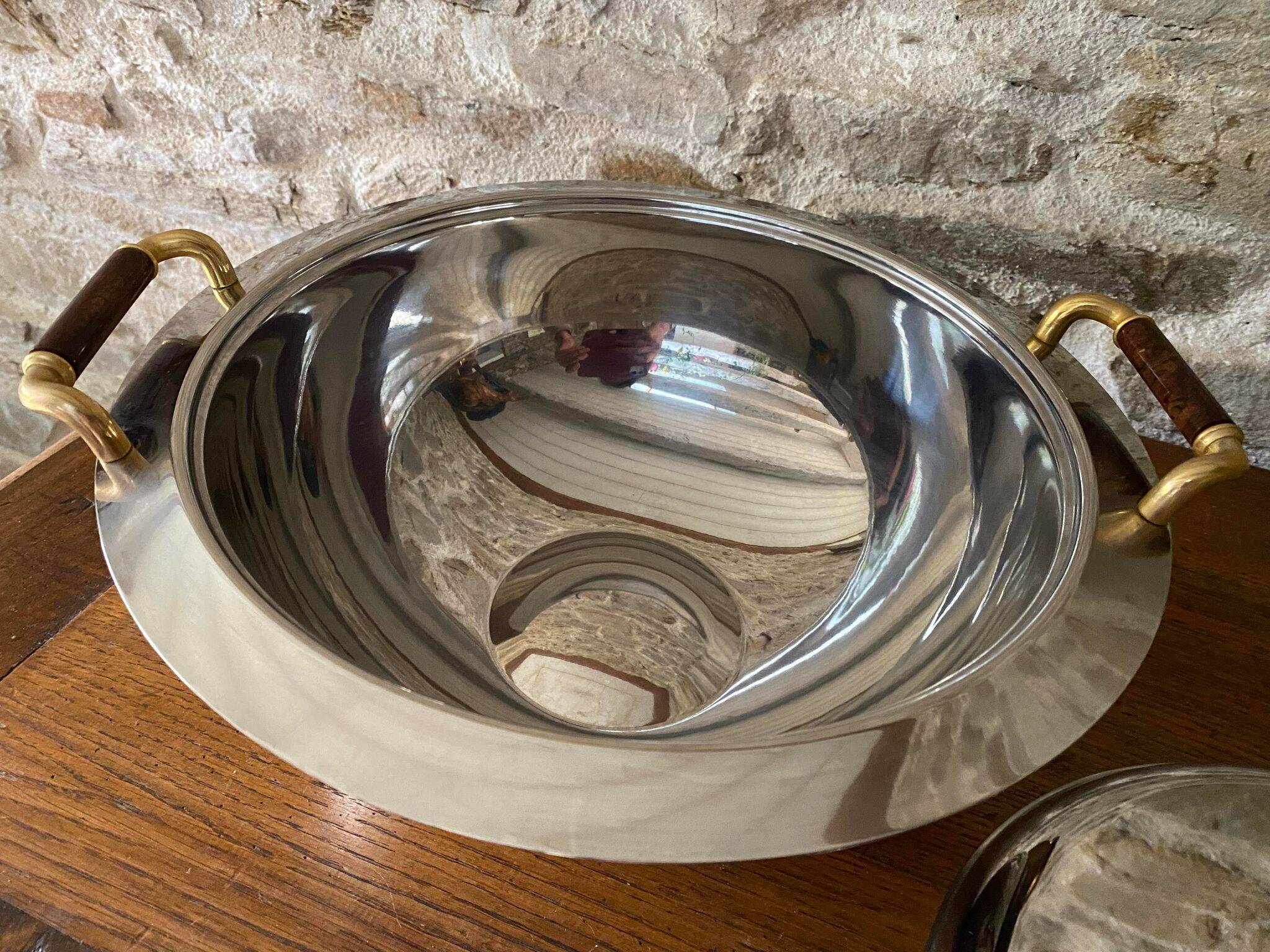 Stainless steel vegetable/soup tureen