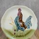 Antique plate Terre de Fer Choisy-le-Roi Hb – Polychrome cock in slipware