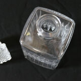 Chiseled glass whisky carafe, 1970s