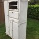 Vintage Mado buffet with white lacquered compass feet.