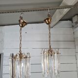 Suspensions en cristal de murano des années 70