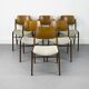 Chaises de salle à manger en teck par Hartmut Lohmeyer pour Wilkhahn, années 1960, lot de 6