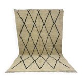 Handmade wool berber rug 280 x 160 cm