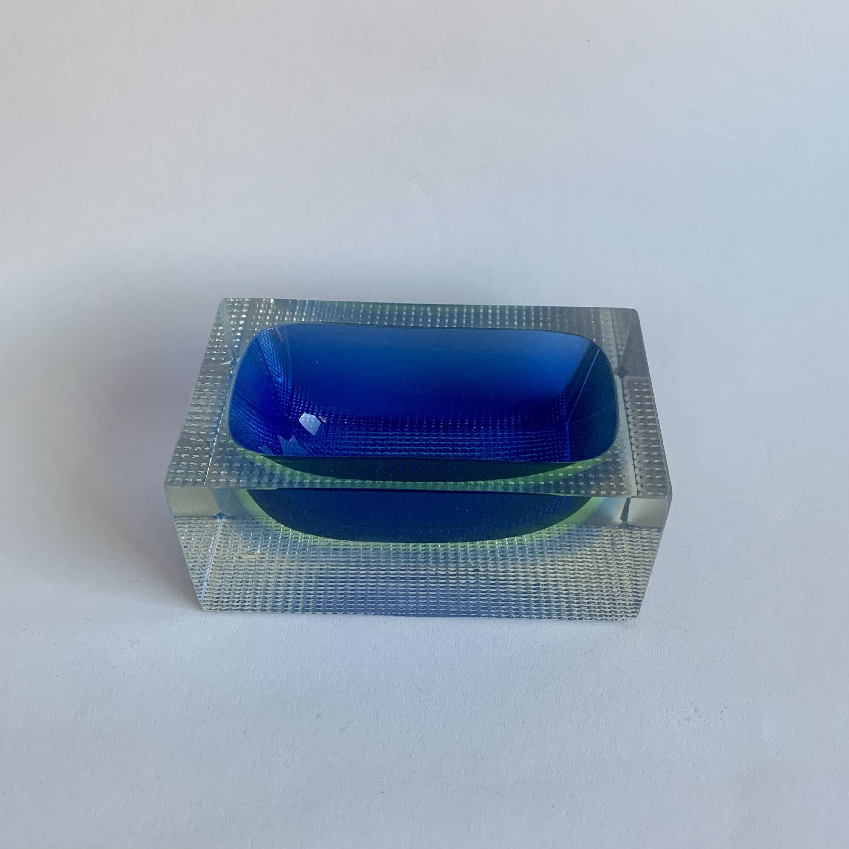 Murano Ashtray by Flavio Poli  1980s