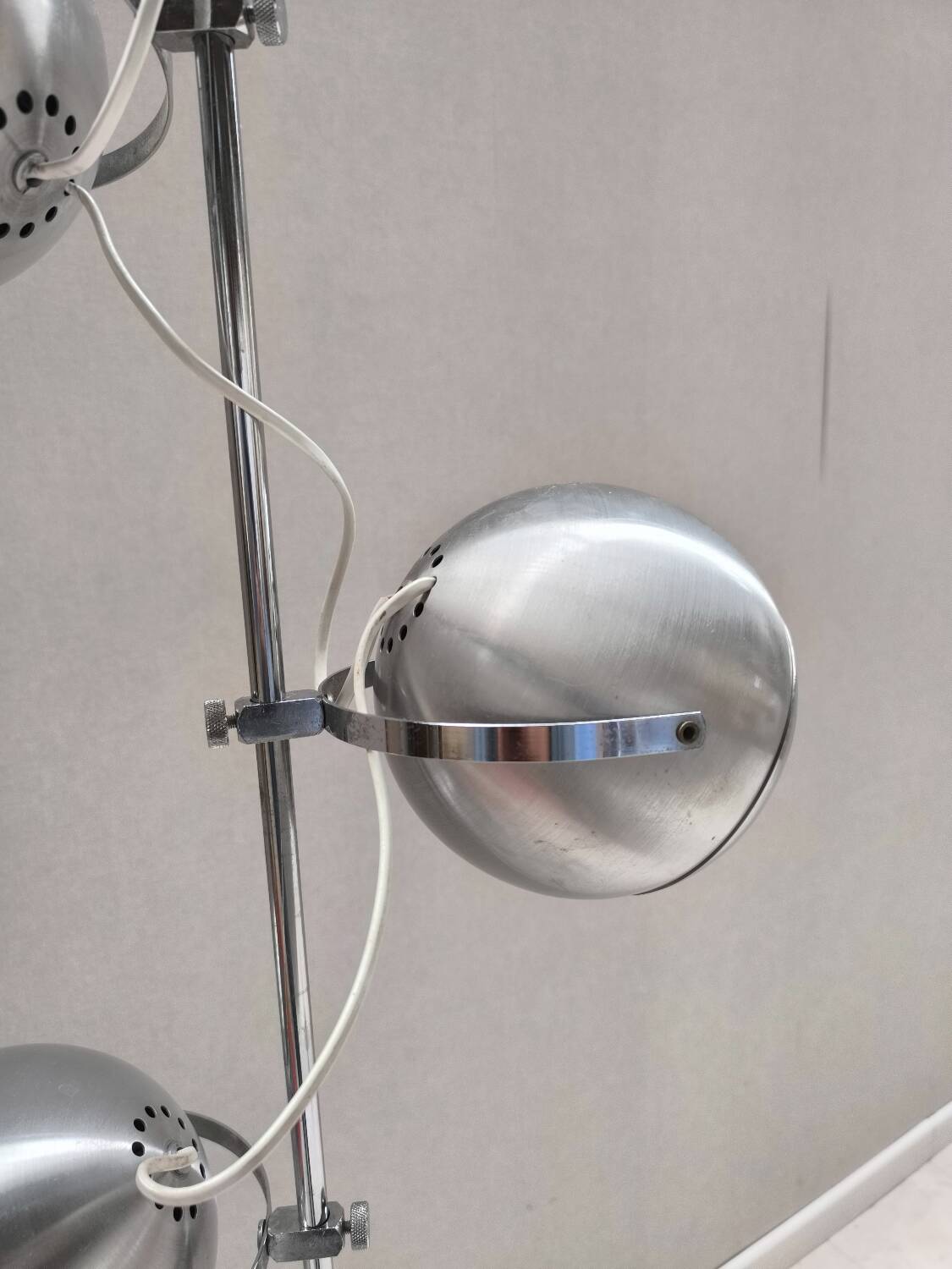 Eyeball floor lamp by Aluminor, 1970s