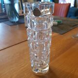 70s crystal vase