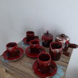 Tea, coffee, sugar, milk, chocolate service in Vallauris