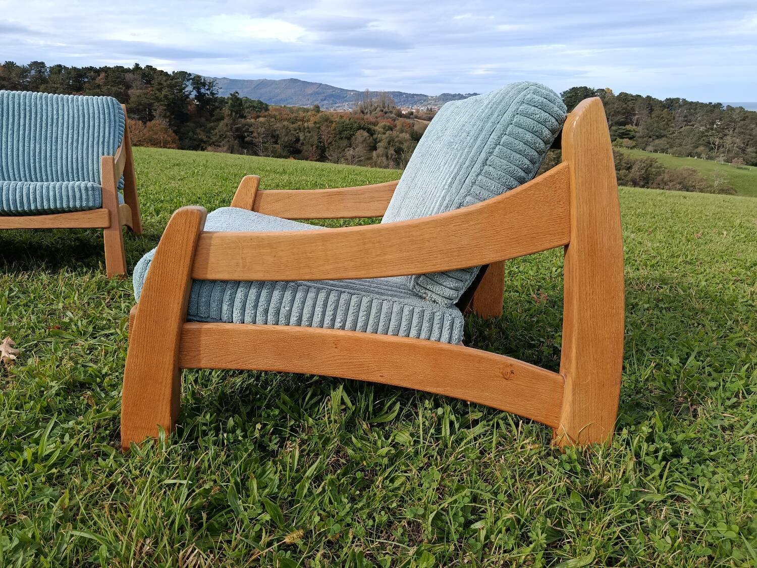 Canapé et fauteuil scandinave