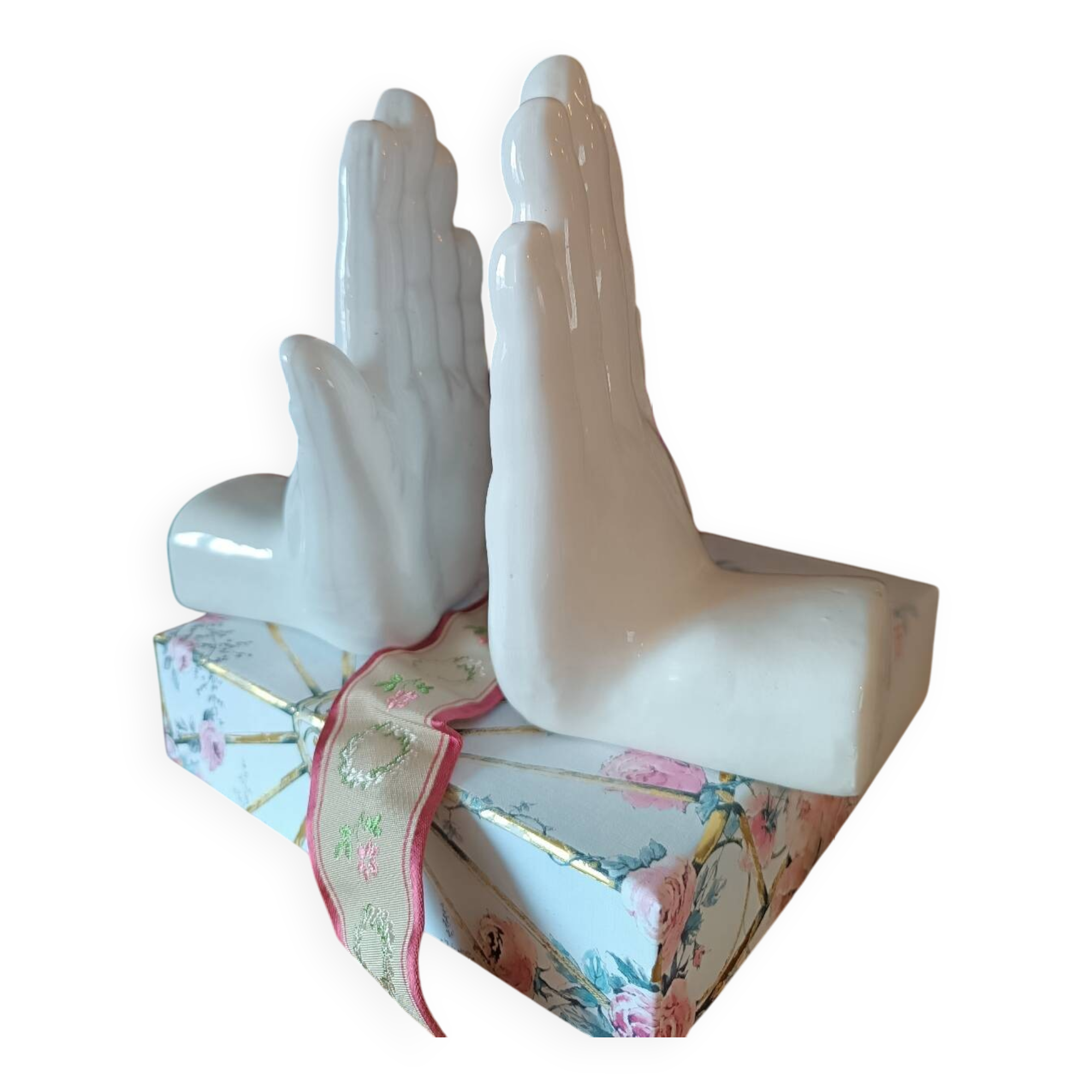 Serre-livres céramique