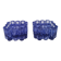 Two candle holders from Danish Holmegaard glassworks, 1968s