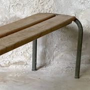 Banc d'école vintage