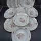 12 hollow plates Badonviller KG Lunéville - Birds