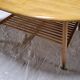 Oval wooden coffee table Ercol