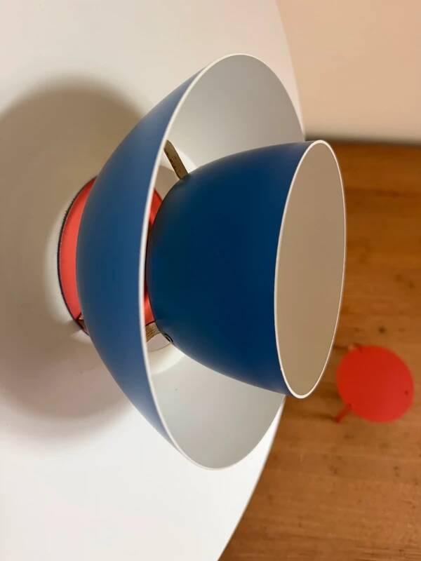 Vintage Louis Poulsen PH4/3 - rare blue, like new - Poul Henningsen - Danish design lamp